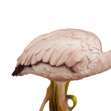 Load image into Gallery viewer, Mid-Century Life-Size Italian Glazed Ceramic Flamingo
