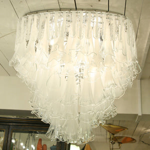 An outstanding rare Venini plafonnier light