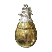 Load image into Gallery viewer, Mid-Century Large Gold Silver Plated Ice Bucket in the Shape of a Cockerel
