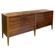 Load image into Gallery viewer, 1960s Mid-Century Modern American Walnut Sideboard - Credenza
