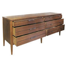 Load image into Gallery viewer, 1960s Mid-Century Modern American Walnut Sideboard - Credenza
