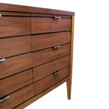 Load image into Gallery viewer, 1960s Mid-Century Modern American Walnut Sideboard - Credenza
