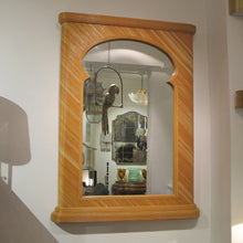 Load image into Gallery viewer, 1970s Large Pencil Reed Rattan Mirror Attributed to Vivai Del Sud, Italian
