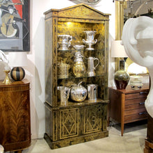 Load image into Gallery viewer, 1970s Spanish Neo-Classical Style Brass Display Cabinet – Vitrine
