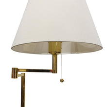 Load image into Gallery viewer, 1970s Pair of Large Brass Bracket Table Lamps, Swedish, 1970s
