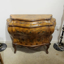 Load image into Gallery viewer, 1930s Bow Fronted Chest of Drawers, Rococo Style, Italian
