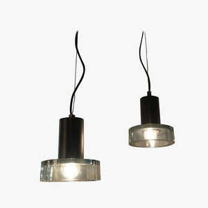 A pair of Seguso ceiling lights