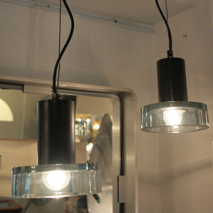 A pair of Seguso ceiling lights