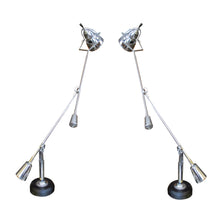 Load image into Gallery viewer, Pair of Italian Re-edition Sculptural Double-Arm Desk Lamps, 1970s

