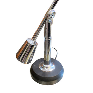 Pair of Italian Re-edition Sculptural Double-Arm Desk Lamps, 1970s