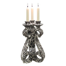 Load image into Gallery viewer, Pair of 1950s Fat Lava Candlesticks by Marius Giuge from Vallauris, French
