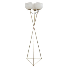 Load image into Gallery viewer, Sculptural Tripod Floor Lamp with Three Glass Globes, Germany 1970s
