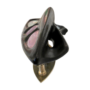 Mid-Century Italian Oversized Ceramic Door Handle, 1950s