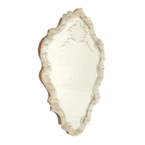Italian Venetian Mirror, Circa 1930s/40s, Etched Glass with Floral Details