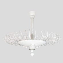 Load image into Gallery viewer, A large Murano Lattimo ceiling light
