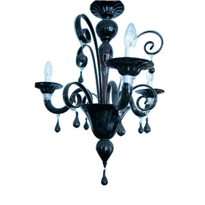 Three arms Venetian chandelier