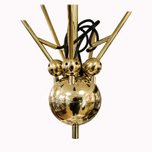 Load image into Gallery viewer, Star Five Ceiling light Black and Brass
