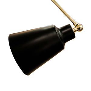 Star Five Ceiling light Black and Brass