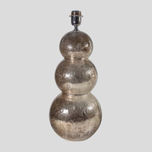 Load image into Gallery viewer, Pair of Vintage Silver Mirrored Murano table lamps
