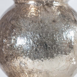 Pair of Vintage Silver Mirrored Murano table lamps