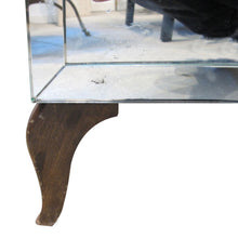 Load image into Gallery viewer, French Mirrored Chest of Drawers with Floral Detail, Circa 1950s
