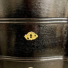 Load image into Gallery viewer, Louis XIV-Style Black French Polished Chest of Drawers, French, 1950s
