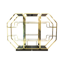 Load image into Gallery viewer, 1970s Romeo Rega Manner Octagonal Brass Display Unit
