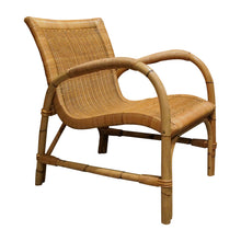 Load image into Gallery viewer, Pair of 1960s Arco Rattan and Bamboo Armchairs – Germany
