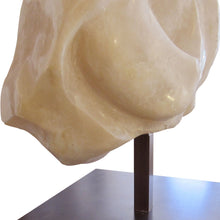 Load image into Gallery viewer, Large Mid-Century Italian Alabaster Abstract Torso Sculpture
