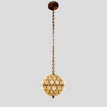 Load image into Gallery viewer, Lanterna Sculptural globe brutalist ceiling light by Campanella
