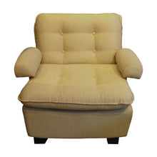 Load image into Gallery viewer, Pair of Vintage French Armchairs in Yellow Upholstery
