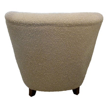Load image into Gallery viewer, Pair of Vintage Finnish Lounge Chairs in Textured Beige Fabric
