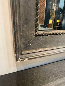 C1860 A French Mercury Silvered Mirror - Original Paint
