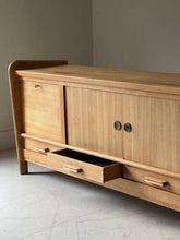 Load image into Gallery viewer, C1950 A Stylish Mid Century French Oak Enfilade or Sideboard
