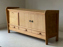 Load image into Gallery viewer, C1950 A Stylish Mid Century French Oak Enfilade or Sideboard
