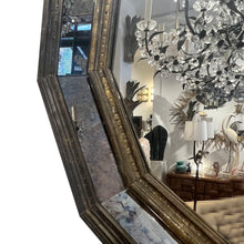 Load image into Gallery viewer, Large Octagonal Brass-Clad Mirror in the Style of Rodolfo Dubarry, 1960s–70s
