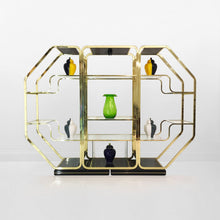 Load image into Gallery viewer, 1970s Romeo Rega Manner Octagonal Brass Display Unit
