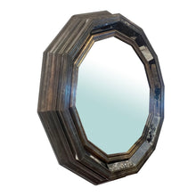 Load image into Gallery viewer, Large Octagonal Brass-Clad Mirror in the Style of Rodolfo Dubarry, 1960s–70s
