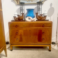 Load image into Gallery viewer, Vintage Swedish Flame Birch Chest of Drawers, 1940s
