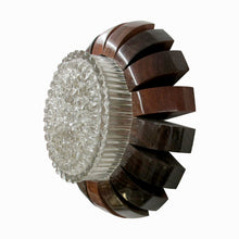 Load image into Gallery viewer, Pair of French 1960s Wall Sconces/Plafonniers with Textured Glass Shades
