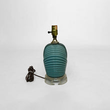 Load image into Gallery viewer, Dusty Blue Candy Table Lamp
