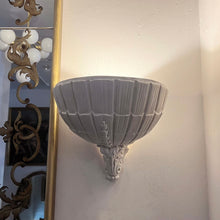 Load image into Gallery viewer, Pair of Scallop Shell Plaster Wall lights, English, 1960s
