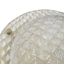 Load image into Gallery viewer, Pair of German Glass and Brass Wall or Ceiling Lights, 1970s
