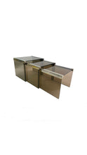 Load image into Gallery viewer, Gallotti &amp; Radice ‘Tris’ T35 Smoked Glass Nesting Tables
