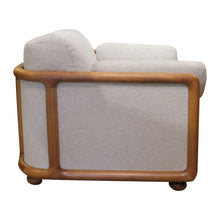 Load image into Gallery viewer, 1960s Large Pair of Armchairs with Curved Teak Frame, German
