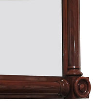 Load image into Gallery viewer, English, William IV Large Rectangular Mahogany Overmantel Mirror
