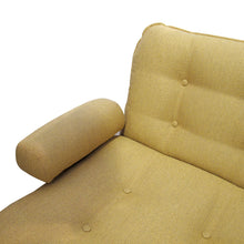 Load image into Gallery viewer, Pair of Vintage French Armchairs in Yellow Upholstery
