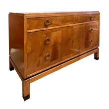Load image into Gallery viewer, Vintage Swedish Flame Birch Chest of Drawers, 1940s
