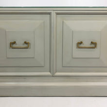 Load image into Gallery viewer, Neoclassical Duck Egg Cabinet On Plinth
