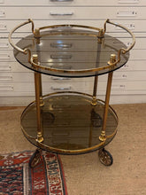 Load image into Gallery viewer, Bar cart, hostess trolley, drinks trolley. 1970
